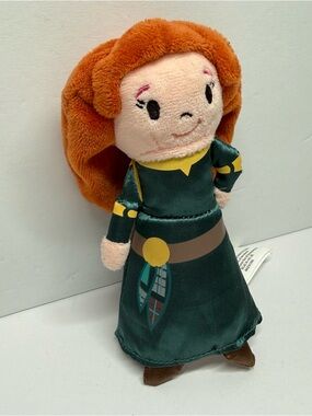 Disney Princess Merida Plush Doll Brave Stuffed Toy 6" Mini Beans Just Play